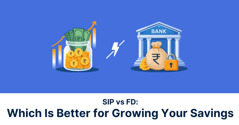 Blog cover SIP vs FD