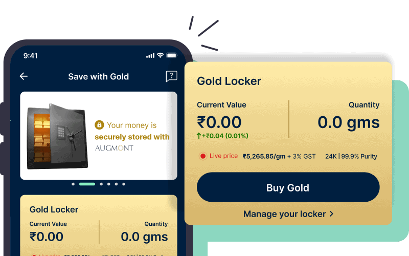 Savings page Hero section